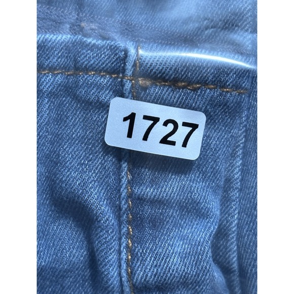 Free People‎ Jeans Womens Blue Flare Elastic Waist Mid Rise Jeans Size 26x34 - Picture 14 of 14